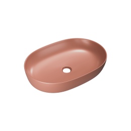 Excellent Jima umywalka nablatowa 61x41 cm owalna, terracotta mat CEAC.2001.615.TEM