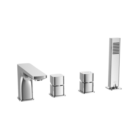 Excellent Keria bateria wannowa 4 otworowa, chrom AREX.2034CR