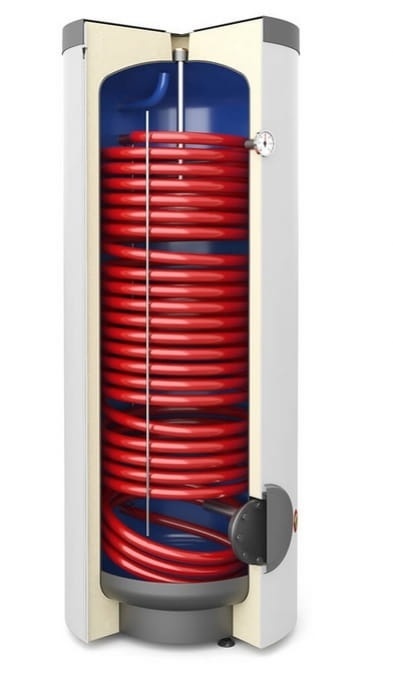 Galmet Tower Grand SGW(S) 200 L - Wymiennik stojący cwu do pomp ciepła z wężownicą spiralną 2m2 26-208107