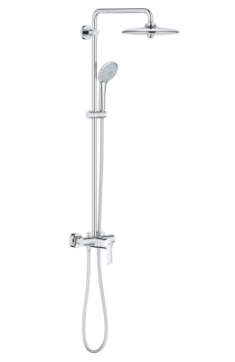Grohe Euphoria System 260 zestaw prysznicowy z jednouchwytową baterią ścienną chrom 27473002