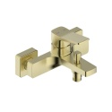 KFA MALAGA bateria wannowo-natryskowa naścienna, brushed light gold 452401031