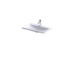 ORISTO Umywalka meblowa ETNA COMPACT 60 cm biała (konglomerat) UME-C-ET-60-92