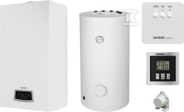 TERMET PAKIET KOCIOŁ ECOCONDENS NEX 1-FUNKCYJNY 28 KW + ZASOBNIK SWK 120 + SYSTEM COMFORT + CZUJNIK TEMP. WKP5631000120/K