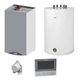 TERMET PAKIET KOCIOŁ GOLD PLUS II 1 FUN. 20 KW + ZASOBNIK SG PLUS 140 L + REGULATOR ST-292 V3 + CZUJNIK TEMP WKP58S100140E/PLAT