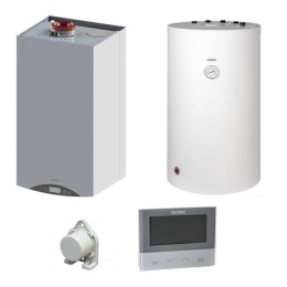 TERMET PAKIET KOCIOŁ GOLD PLUS II 1 FUN. 20 KW + ZASOBNIK SWK 120 L + REGULATOR ST-292 V3 + CZUJNIK TEMP. WKP58S100120K/PLAT