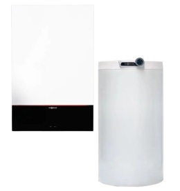 Viessmann Pakiet Kocioł gazowy jednofunkcyjny 25 kW z zasobnikiem EWS 160 pojemności 144 l z grzałką ceramiczną 2,2 kW Z031487