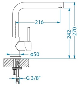 ALVEUS Bateria kuchenna FLUID MONARCH miedź 1134845