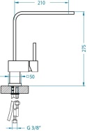 ALVEUS Bateria kuchenna LAGUNA chrom 1134826
