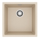 ALVEUS Zlewozmywak 45x45 OMNI 20 piaskowy, syfon 1160046