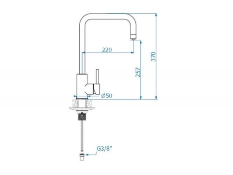 Alveus Dual Bateria kuchenna wysoka satyna 1139809