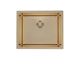 Alveus Monarch QUADRIX 50 BRĄZ zlewozmywak stalowy 540x440mm