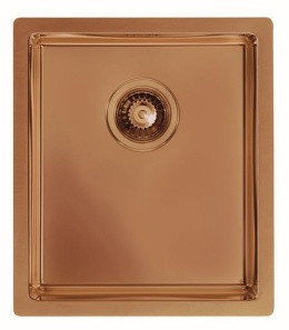 Alveus Monarch Quadrix 20 FS Zlewozmywak stalowy jednokomorowy 40x39 cm miedź 1122688