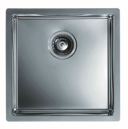 Alveus Quadrix 30 FSU POP-UP Zlewozmywak stalowy jednokomorowy 45x45 cm satynowy 1102604