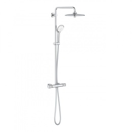 Grohe Euphoria System 260 Zestaw prysznicowy termostatyczny ścienny z deszczownicą chrom 27296003
