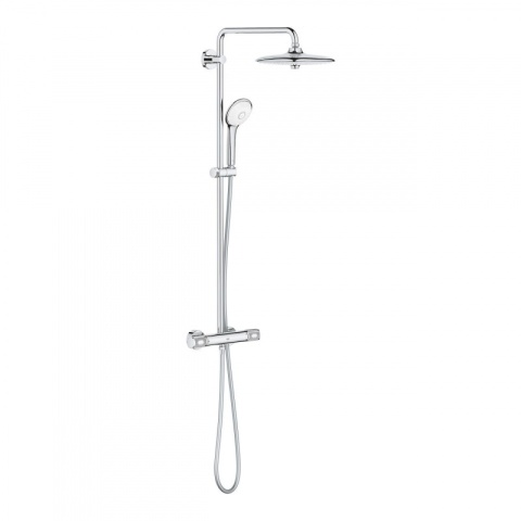Grohe Euphoria System 260 Zestaw prysznicowy termostatyczny ścienny z deszczownicą chrom 27296003