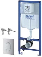 Grohe Rapid SL, stelaż 3w1 Arena Cosmopolitan 6/9l WC 38981000