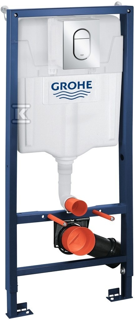 Grohe Stelaż podtynkowy RAPID SL 3w1 do WC wysokość instalacji 1.13m ze wspornikami 39504000