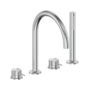 KFA MOZA 316L bateria wannowo-prysznicowa nawannowa stal nierdzewna 504521022
