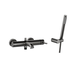 KFA MOZA bateria wannowo- prysznicowa ścienna gun metal grey 503452061