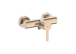 ROCA NAIA Bateria natryskowa ścienna 1-uchwytowa 2-otworowa rose gold | A5A2196RG0