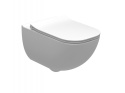 Roca Vitalle Palo Zestaw Toaleta WC 54x34,7 cm bez kołnierza + deska wolnoopadająca biała A34H137000
