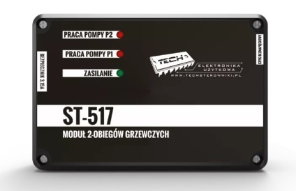 TECH ST-517 Moduł dwóch obiegów grzewczych kolor czarny WG.05.0163