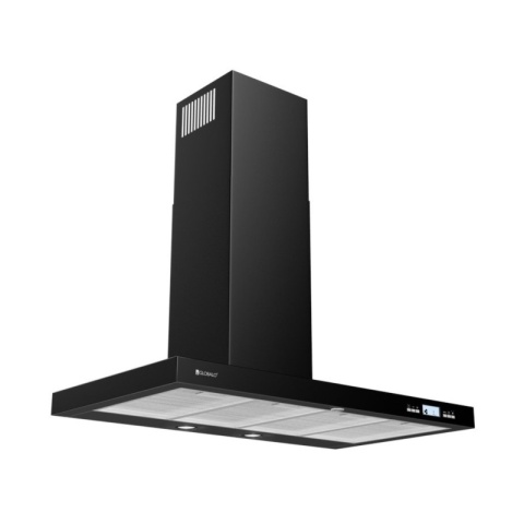 Globalo Design Nomina Isola 90.4 Okap wyspowy czarny NOMINA_ISOLA_90_4_SENSOR_B