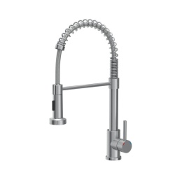 Quadron Salma New Bateria kuchenna elastyczna wysoka stal szczotkowana 52137BS