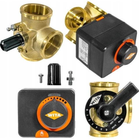 WITA Zestaw Siłownik SM W05 120s 230V + zawór Minimix MI 4 x 1" 007063/HW