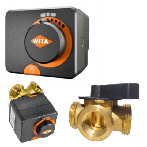 WITA Zestaw Siłownik WITA SM W05 120s 230V + Minimix MI 3 x 1" 007061