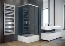 Besco MODERN kabina prysznicowa kwadratowa 80 x 80 x 165 cm szkło przejrzyste MK-80-165-C
