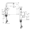 HANSGROHE METRIS BATERIA UMYWALKOWA E2 31087000