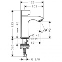 HANSGROHE METRIS BATERIA UMYWALKOWA E2 31166000