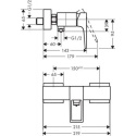 HANSGROHE METROPOL BATERIA PRYSZNICOWA CHROM 74560000