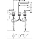 HANSGROHE METROPOL BATERIA UMYWALKOWA PUSH-OPEN CHROM 74515000