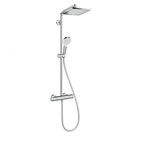 Hansgrohe Crometta 240 bateria termostatyczna z deszczownicą 24x24 cm chrom (27271000)