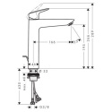 Hansgrohe Logis bateria umywalkowa jednouchwytowa chrom 71090000