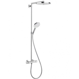 Hansgrohe Raindance Select S 240 2jet Komplet prysznicowy DN15, biały/chrom 27129400