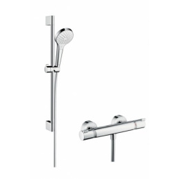 Hansgrohe Select zestaw prysznicowy Croma Select S Vario Combi 0,65 m biały/chrom (27013400)