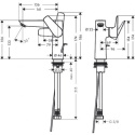 Hansgrohe Talis E 150 bateria umywalkowa 71754000