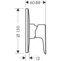 Hansgrohe Talis E bateria prysznicowa podtynkowa 71766000