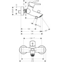 Hansgrohe Talis S bateria wannowa 72400000