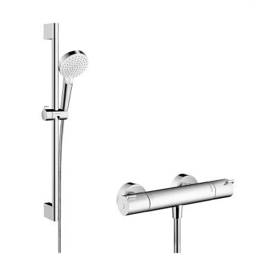 Hansgrohe Zestaw pryszcniowy Crometta Vario Combi 1001 CL 0,65 m, biały/chrom (27812400)