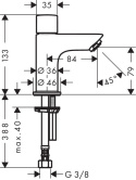 HANSGROHE LOGIS - JEDNOUCHWYTOWA BATERIA UMYWALKOWA - 71120000