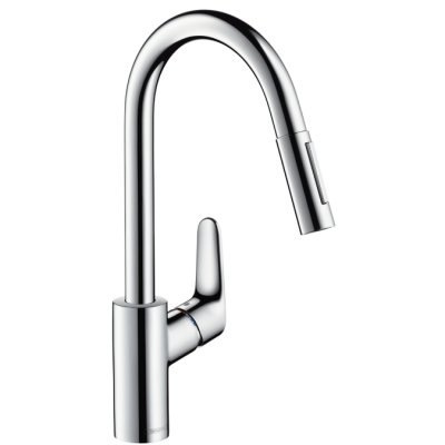 Hansgrohe Focus bateria kuchenna z wyciąganą wylewką chrom 31815000