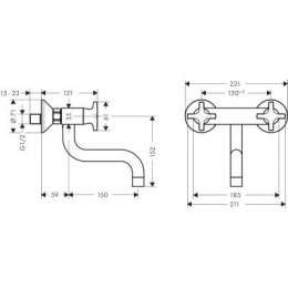 Hansgrohe Logis Classic bateria kuchenna 71287000