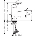 Hansgrohe Logis bateria umywalkowa 71102000