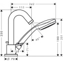 Hansgrohe Logis bateria wannowo-prysznicowa 71310000