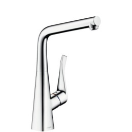 Hansgrohe Metris bateria kuchenna z obrotową wylewką chrom 14822000